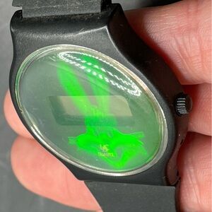 Vintage 90s Upper Deck Bugs Bunny Hologram Watch